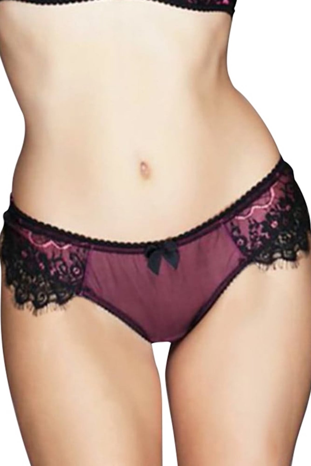 Claudette Neon Pink En Dentelle Bikini