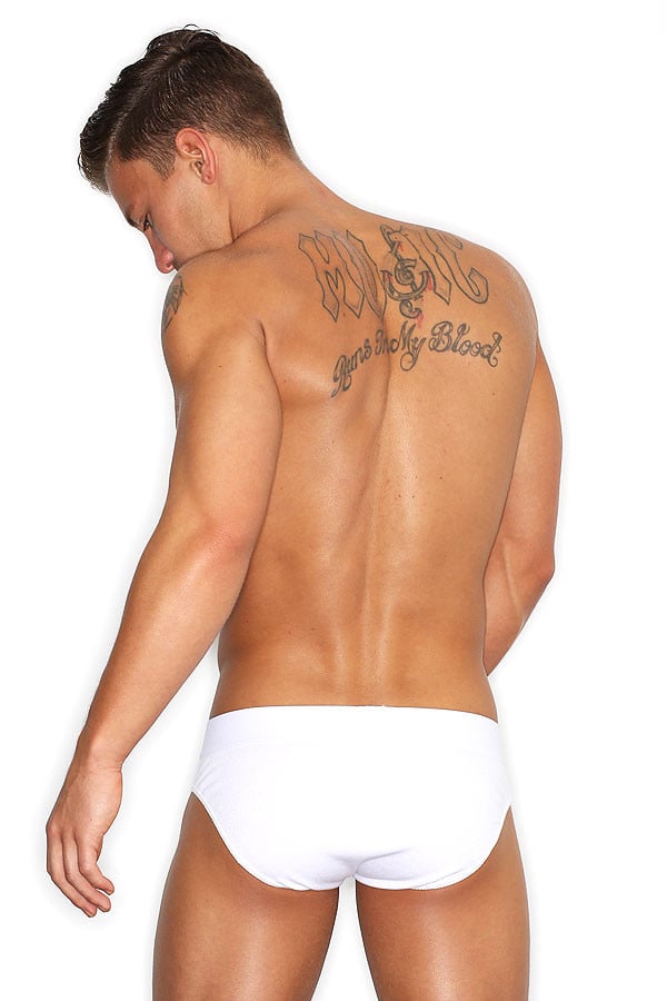CockSox White Active Waistband Brief