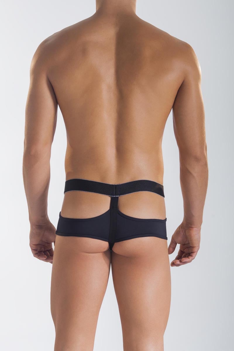 Mandies Black Antigravitational Boxer Thong