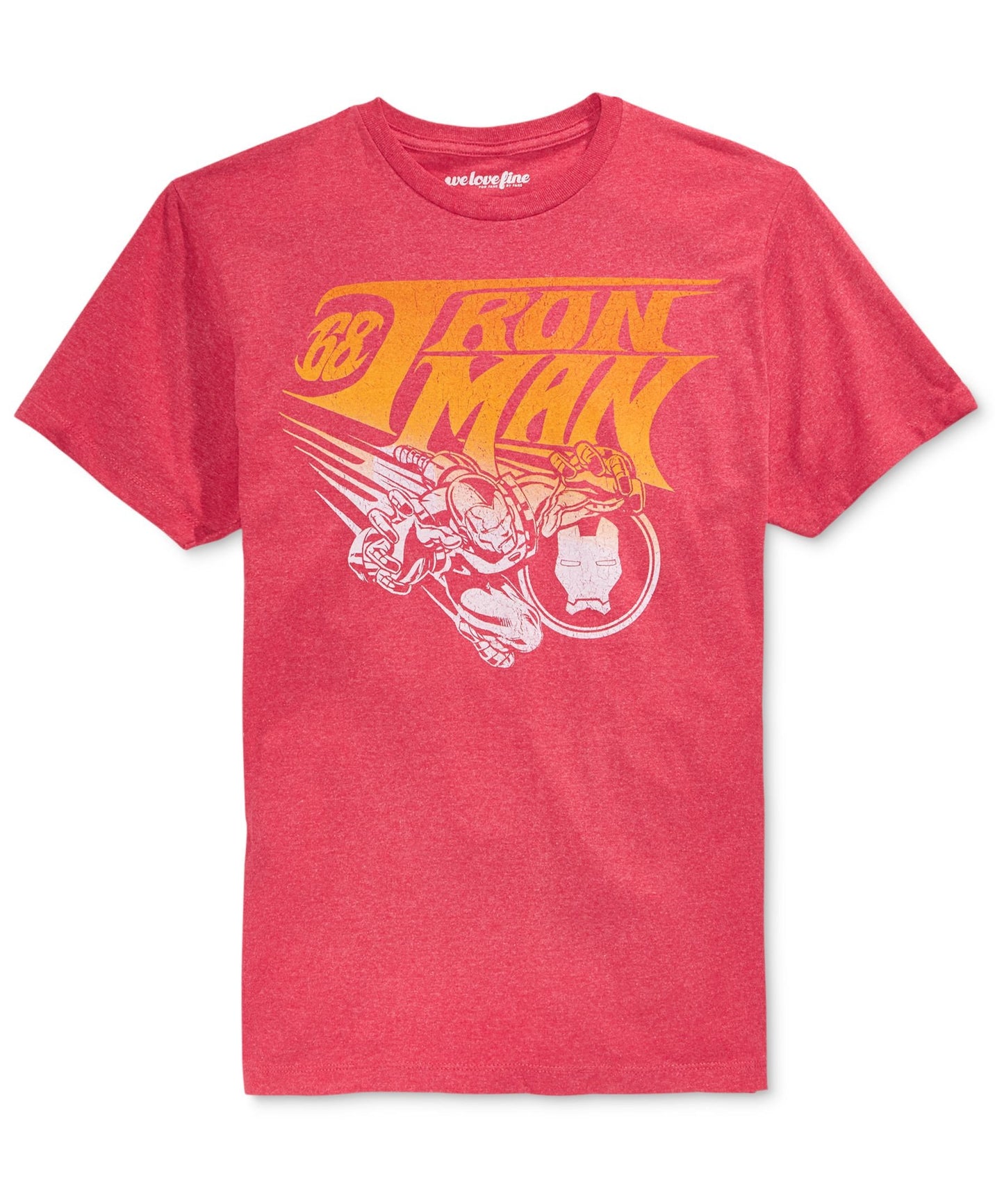 We Love Fine Iron Man Graphic T-Shirt Hthrred 2XL