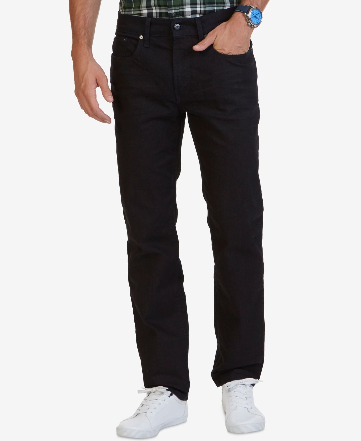 Nautica Men's Athletic-Fit Deepest Night Wash Jeans