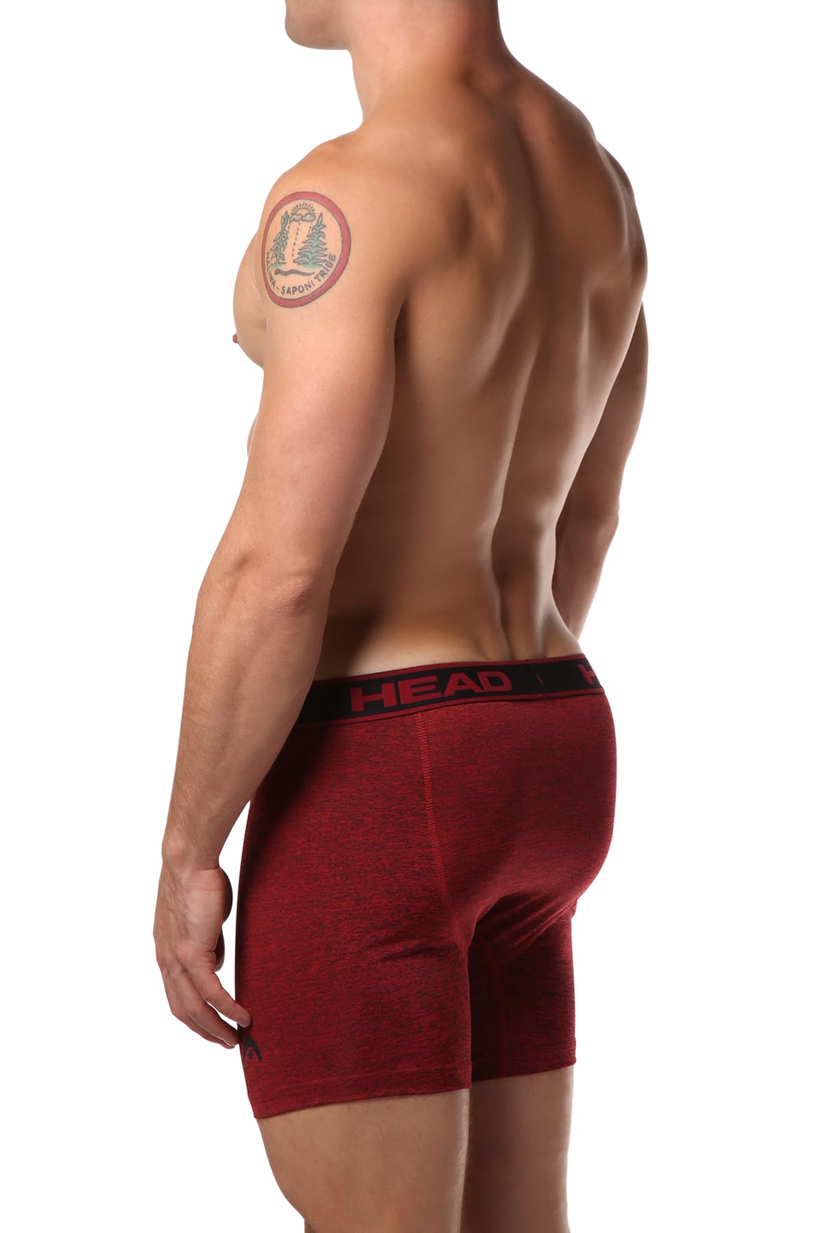 Head Red Marl Boxer Brief