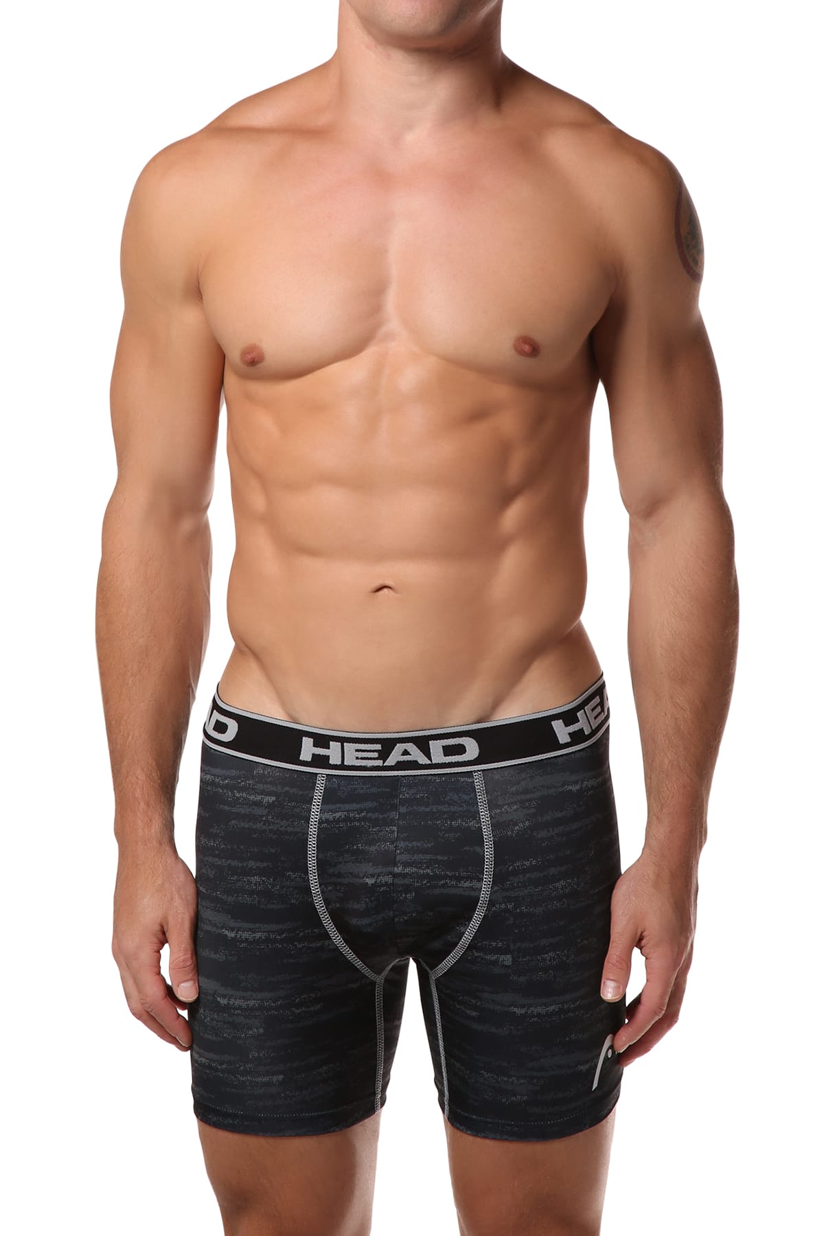 Head Grey Digital Boxer Brief