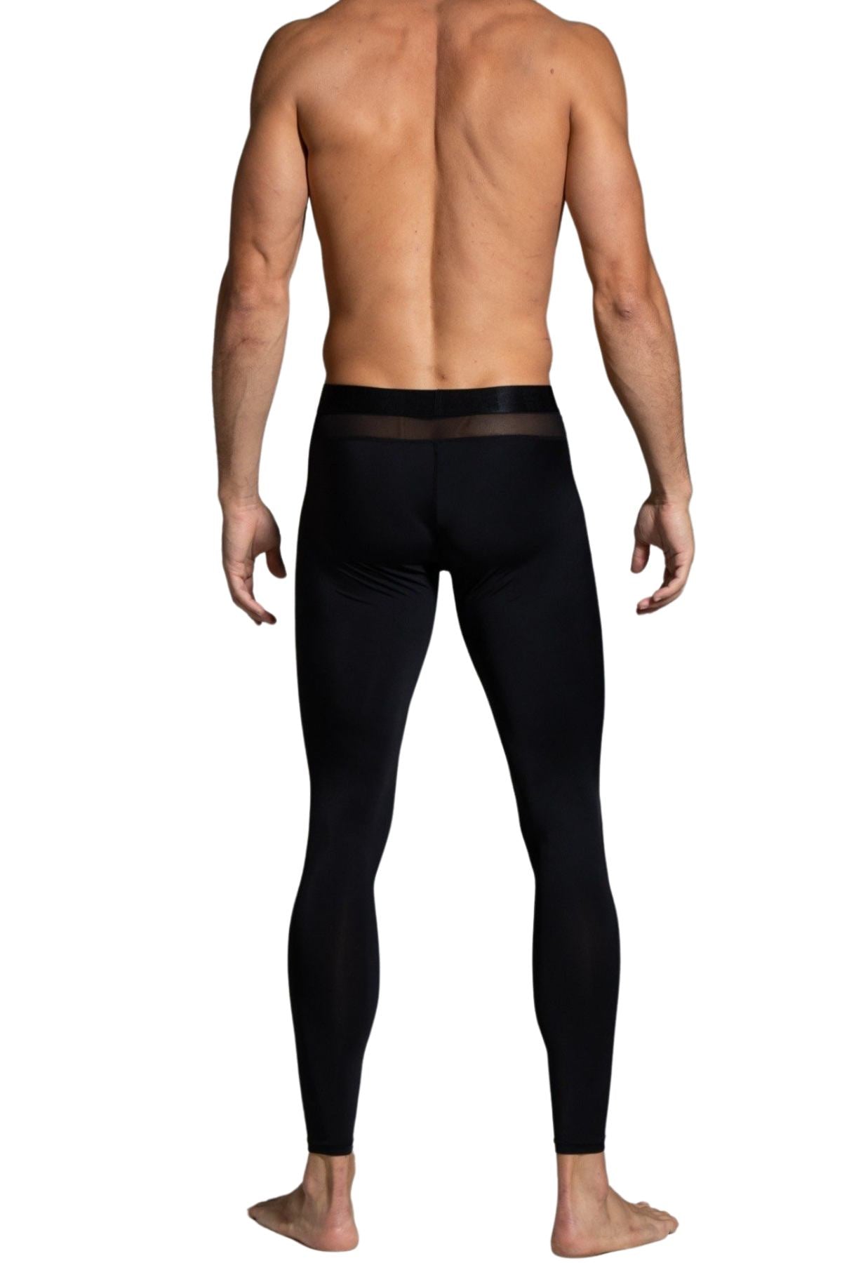 5=Ten Black Mesh Legging