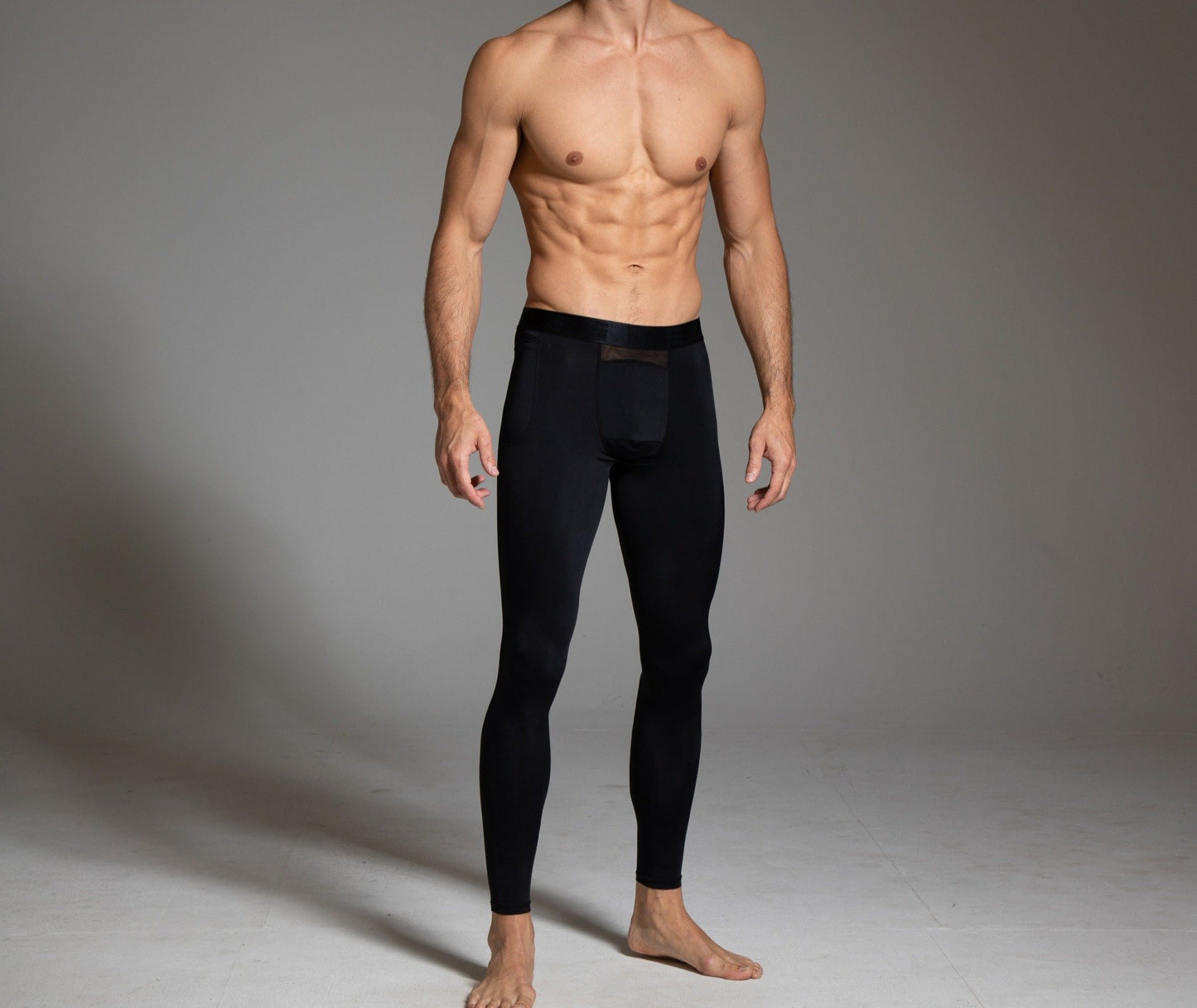 5=Ten Black Mesh Legging