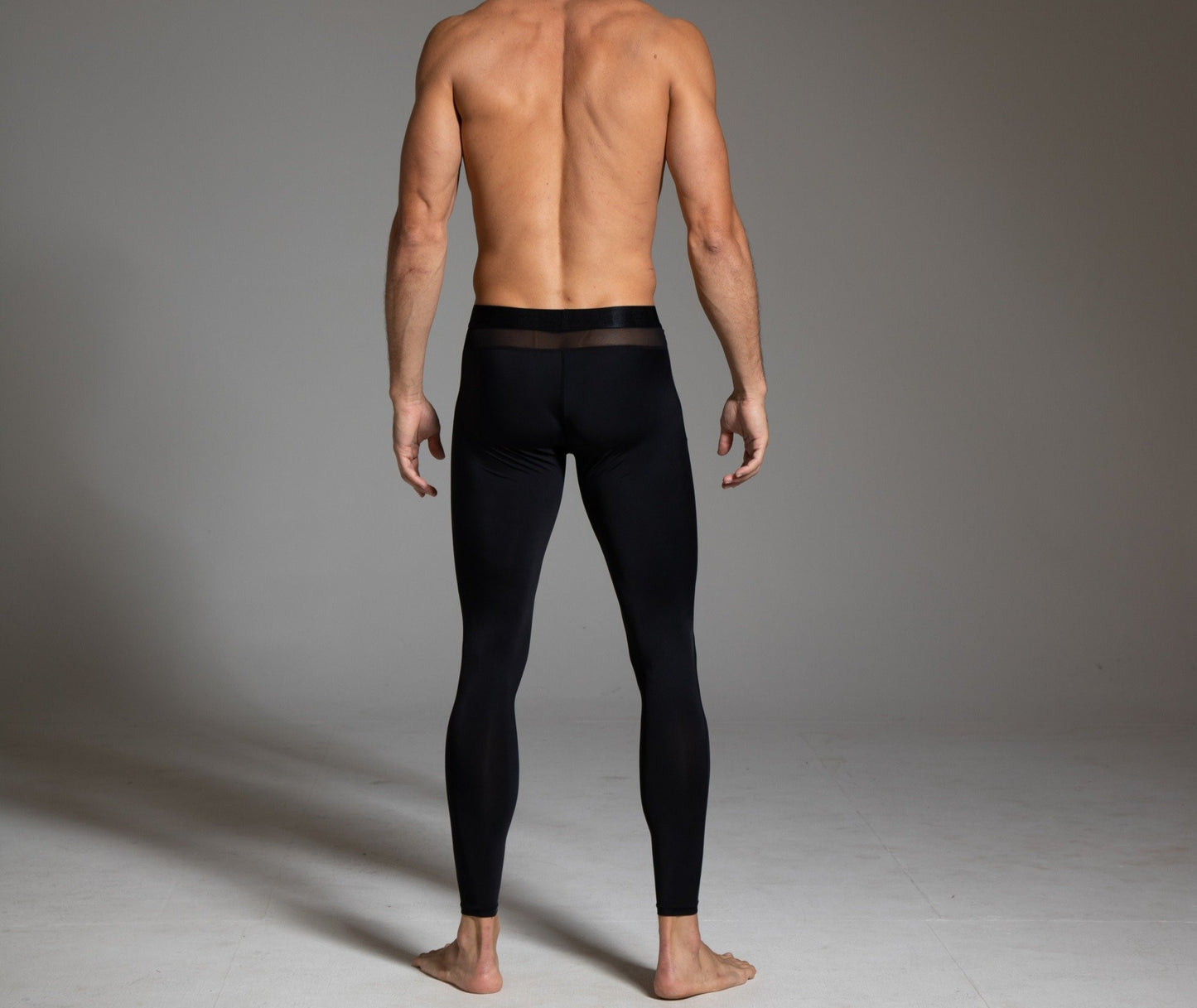 5=Ten Black Mesh Legging