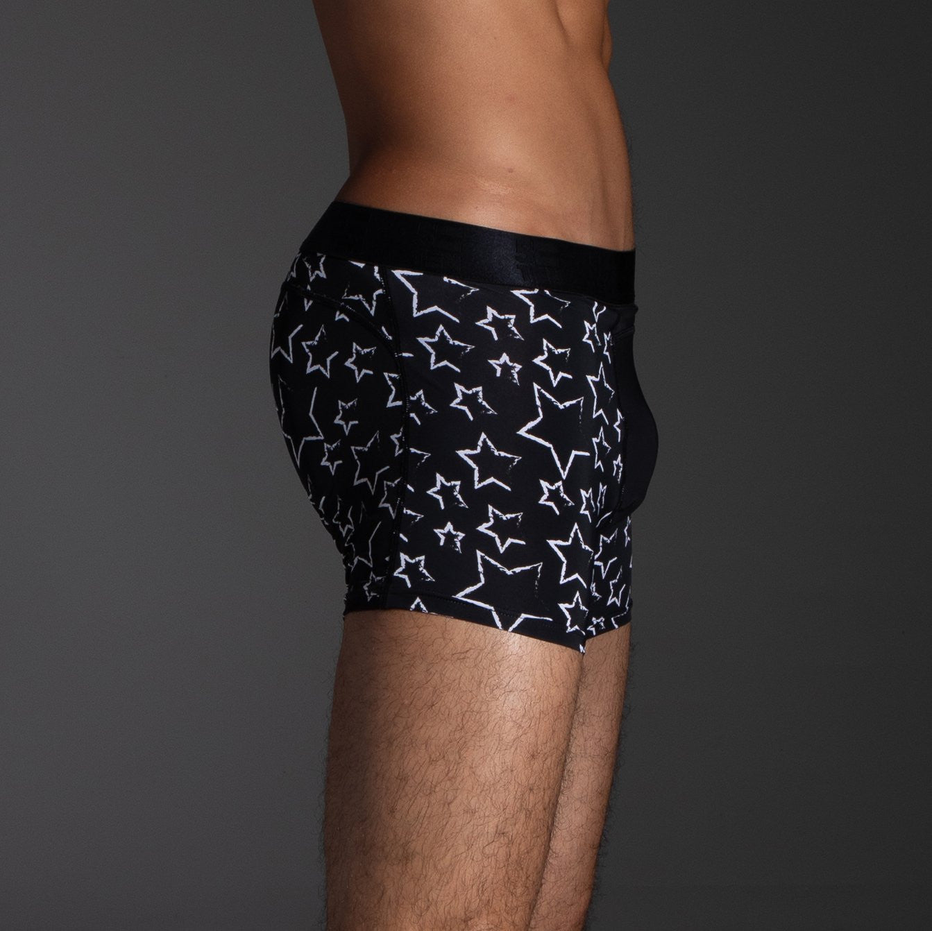 5=Ten Black Stars No Stripe Trunk