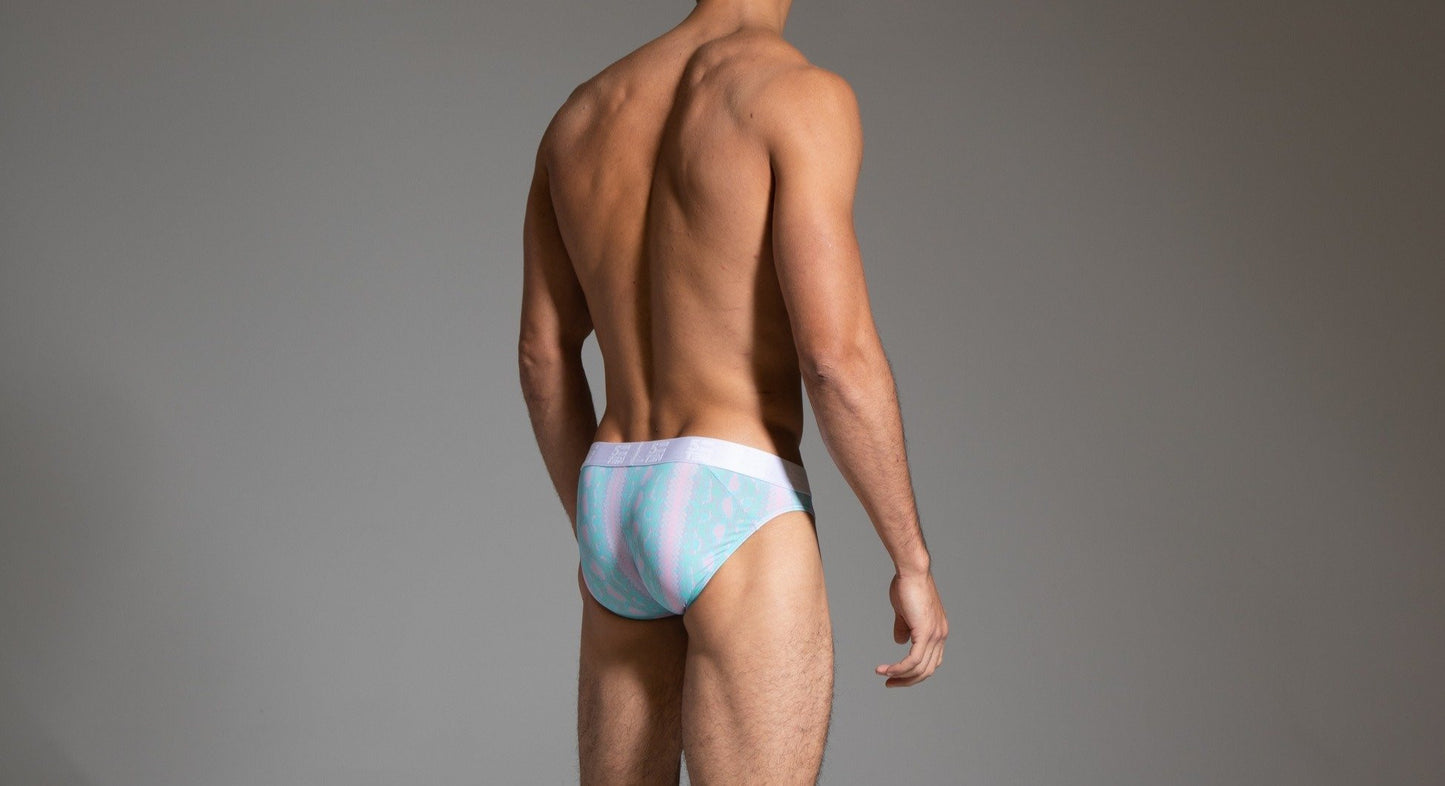 5=Ten Neon Snake Bikini Brief