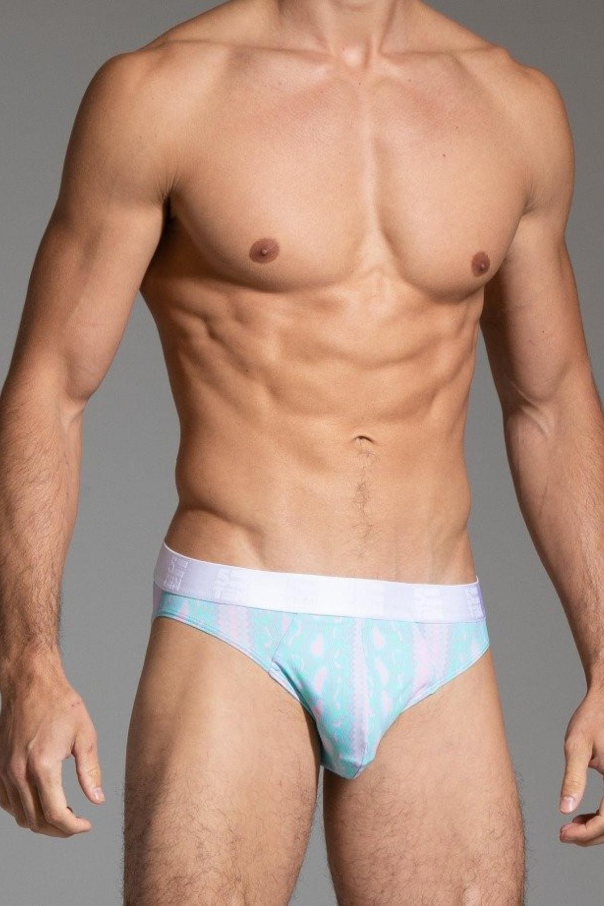 5=Ten Neon Snake Bikini Brief