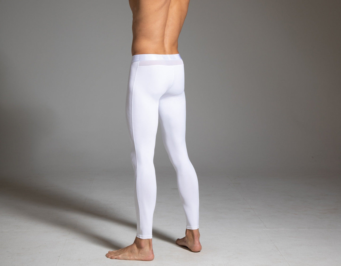 5=Ten White Mesh Legging