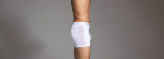 5=ten White Mesh Trunk