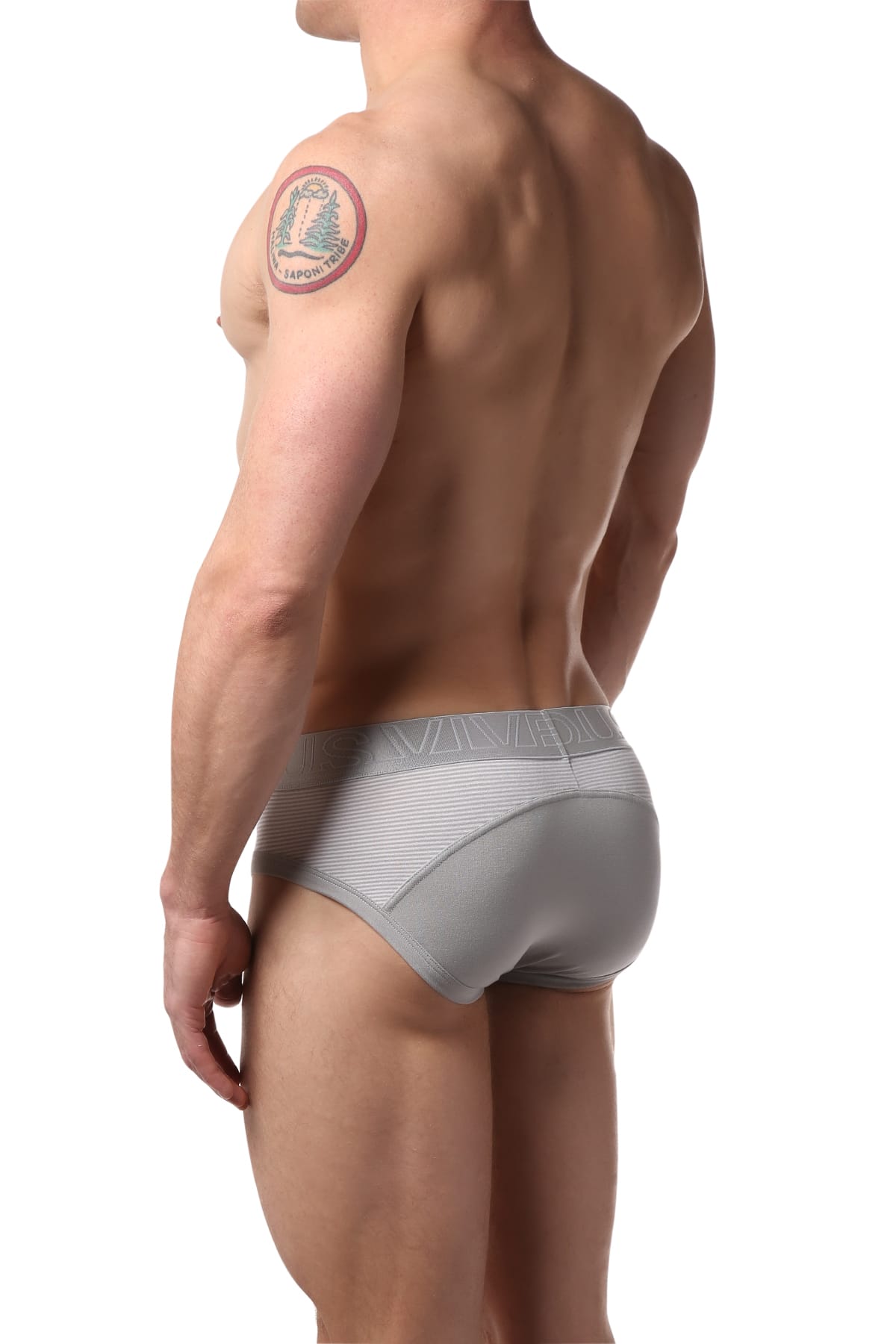 Modus Vivendi Grey Wide-Line Brief
