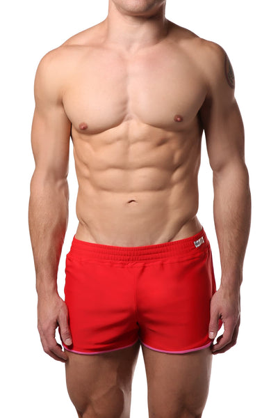 Modus Vivendi Red & Fuchsia Swim Short Set