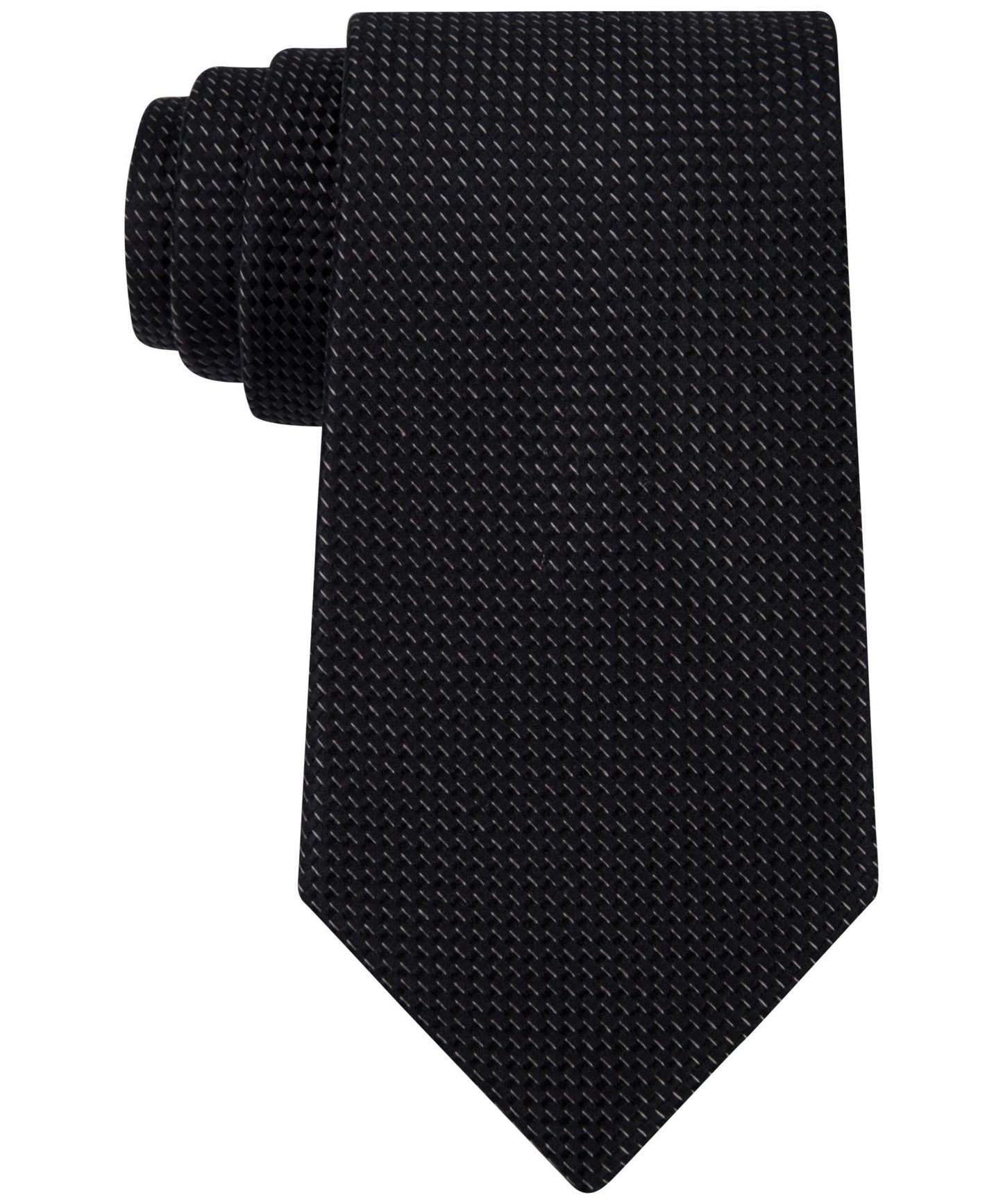 Michael Kors Rome Semi Solid Tie Black One Size