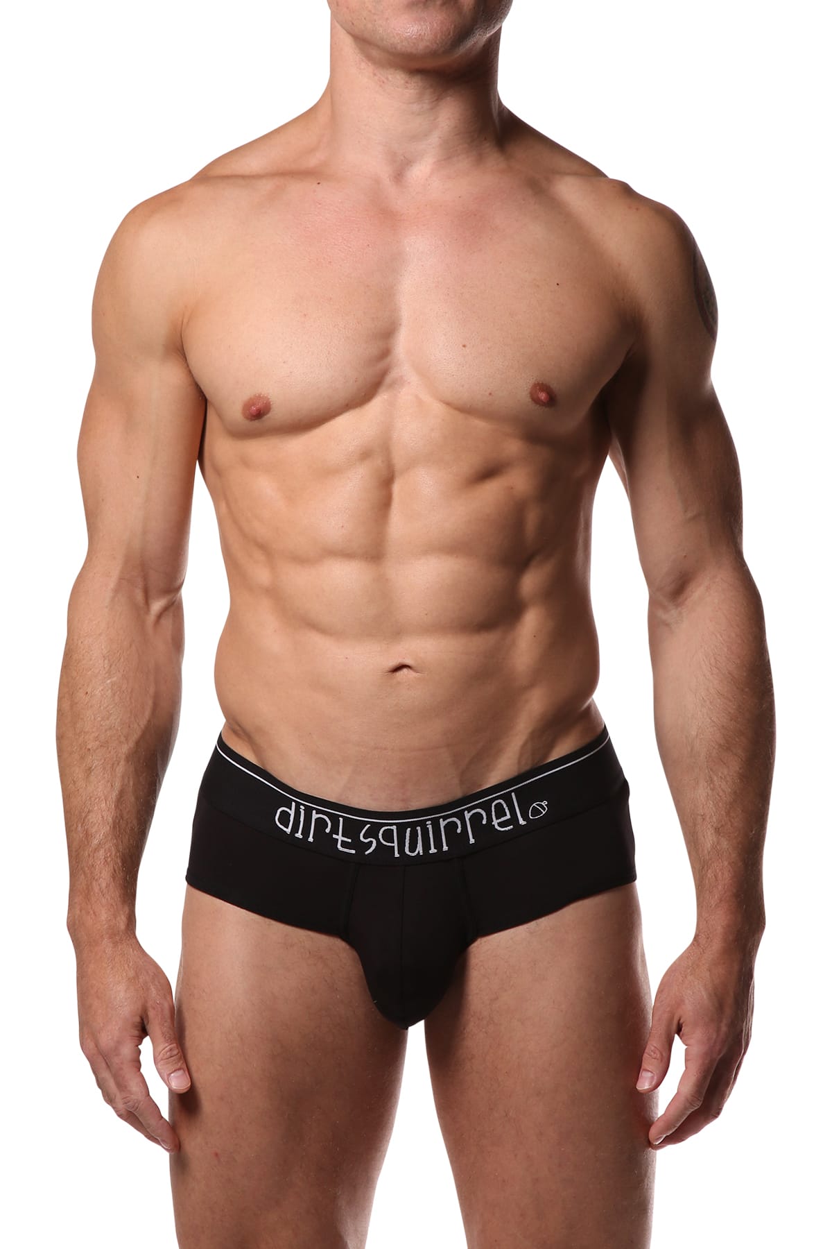 Dirt Squirrel Solid Black Brief