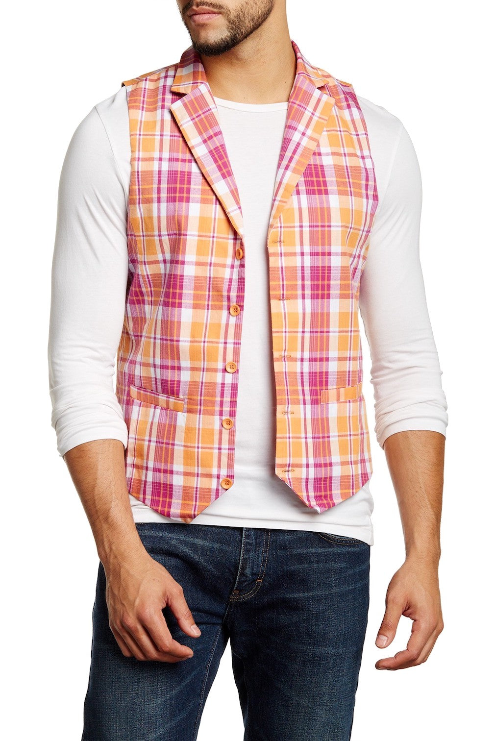 Filthy Etiquette Pink Dustin Vest