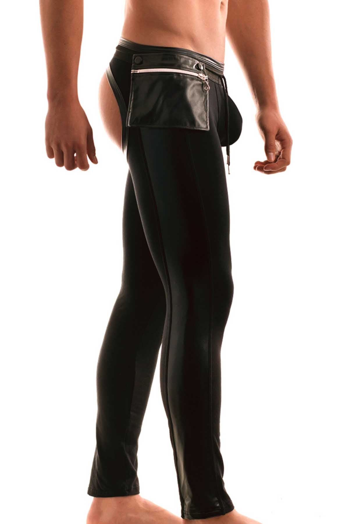 Modus Vivendi Black Backless Latex Pant