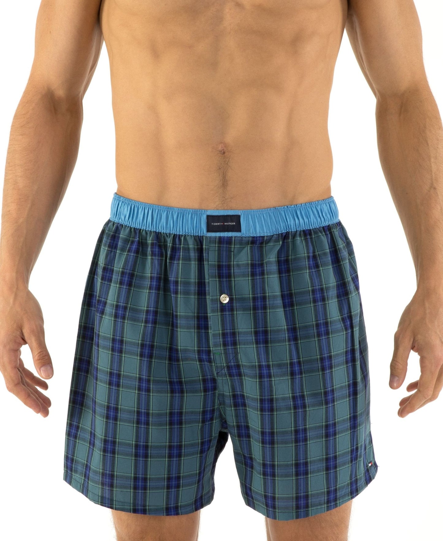 Tommy Hilfiger Plaid Woven Boxer