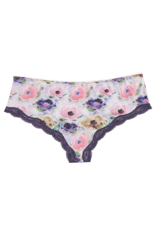 Catherine Malandrino Floral Printed Microfiber Hipster