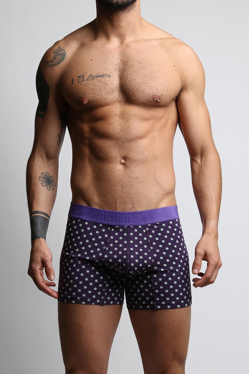 2-Pack Mosmann Purple Polka Dots & Deep Sea X Boxer Briefs