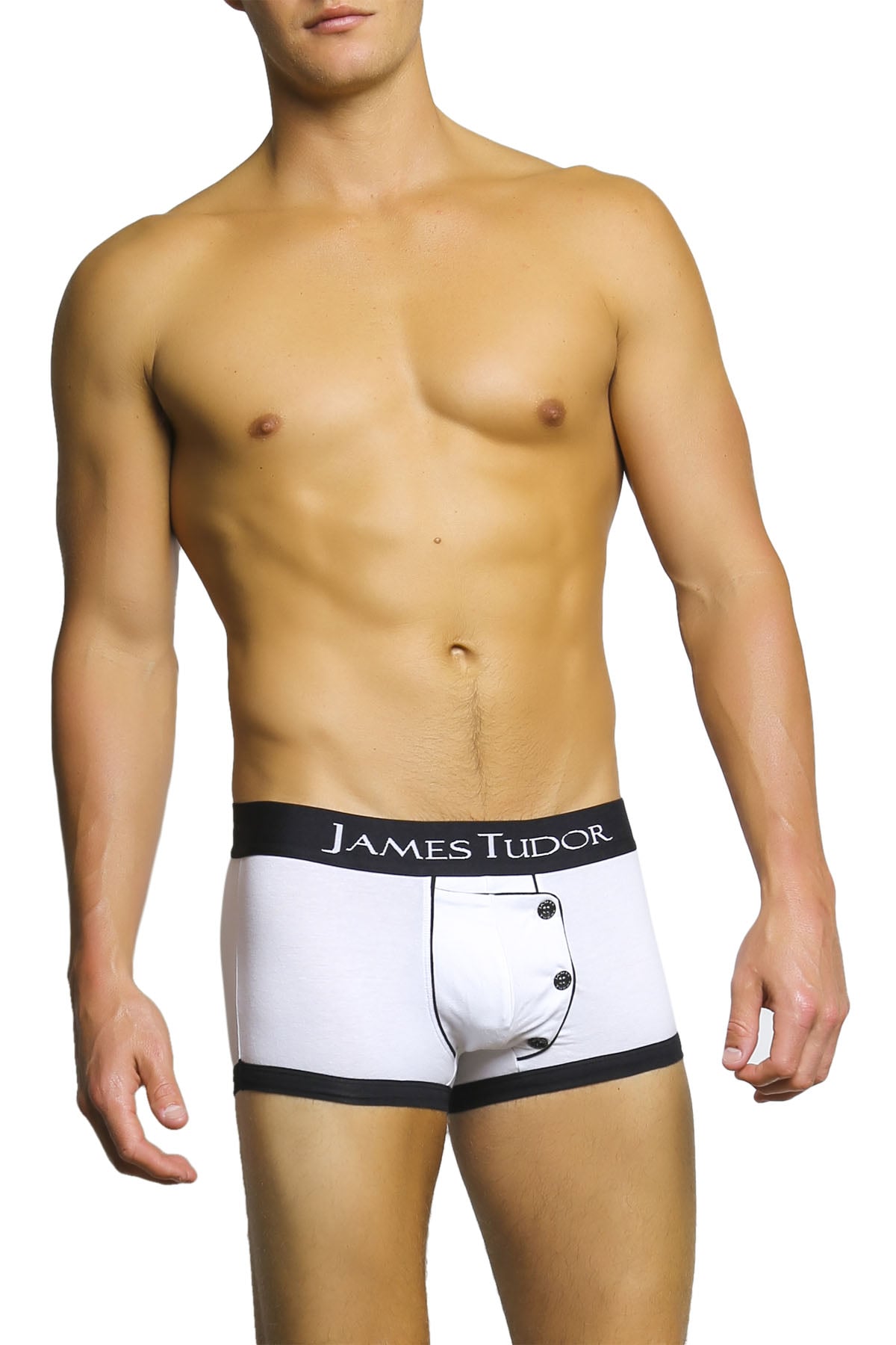 James Tudor White Half Fall Boxer