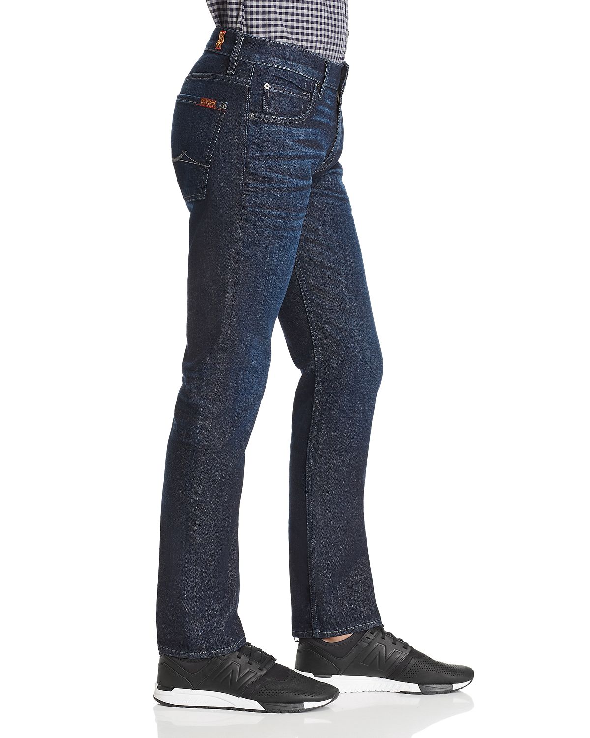 7 For All Mankind Standard Straight Fit Jeans In Drifter Drifter