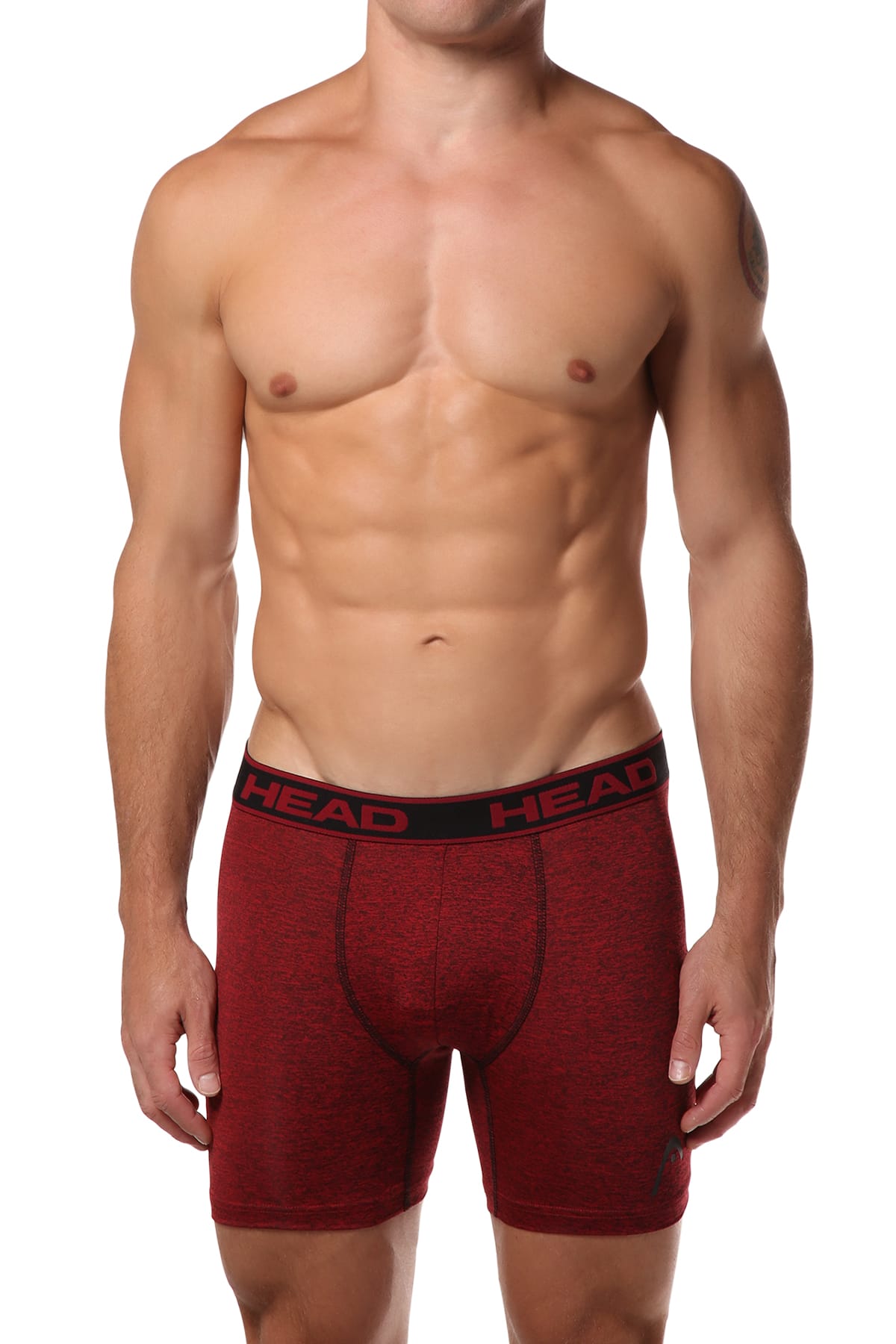 Head Red Marl Boxer Brief