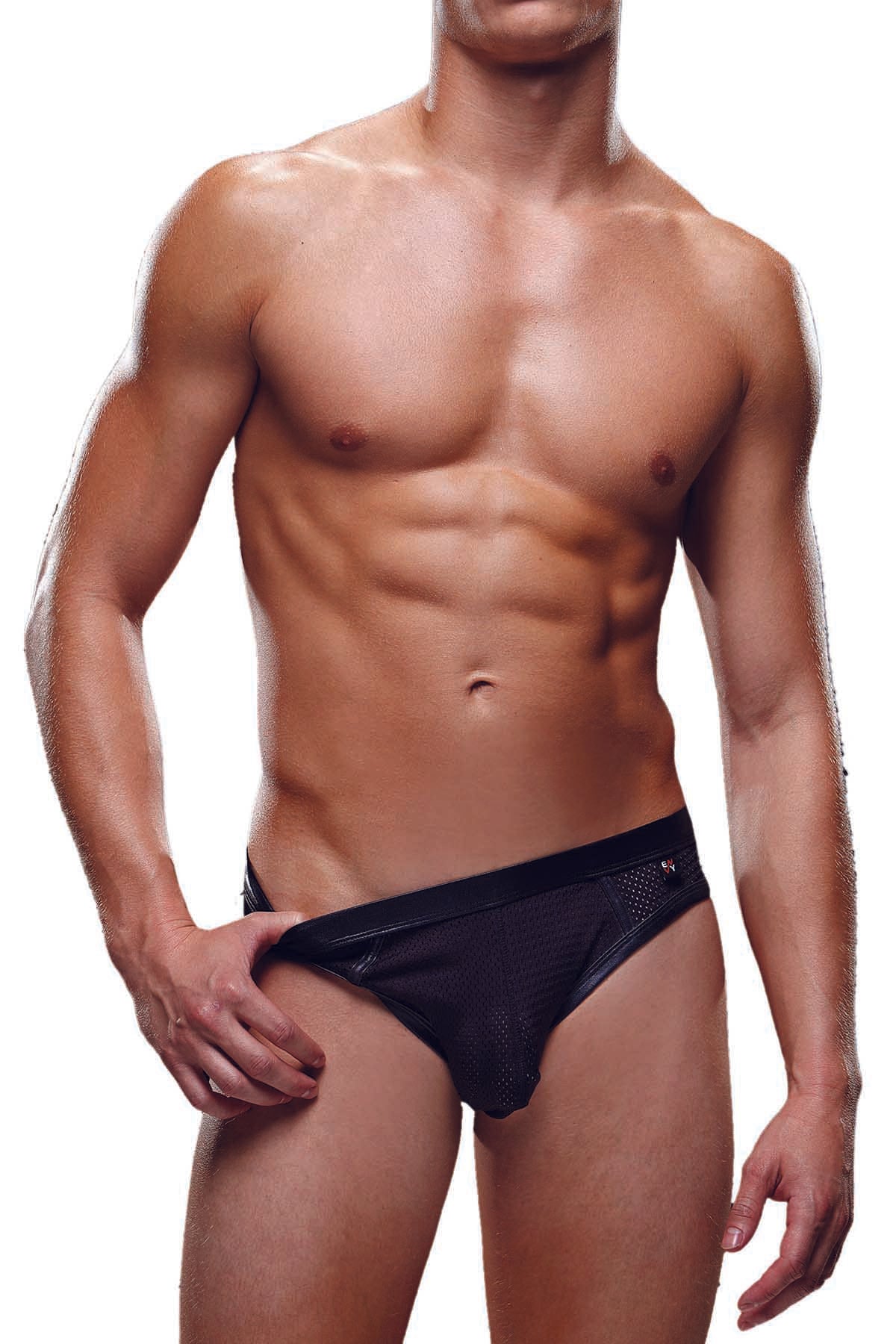 Envy Black Bareback Athletic Jock-Brief