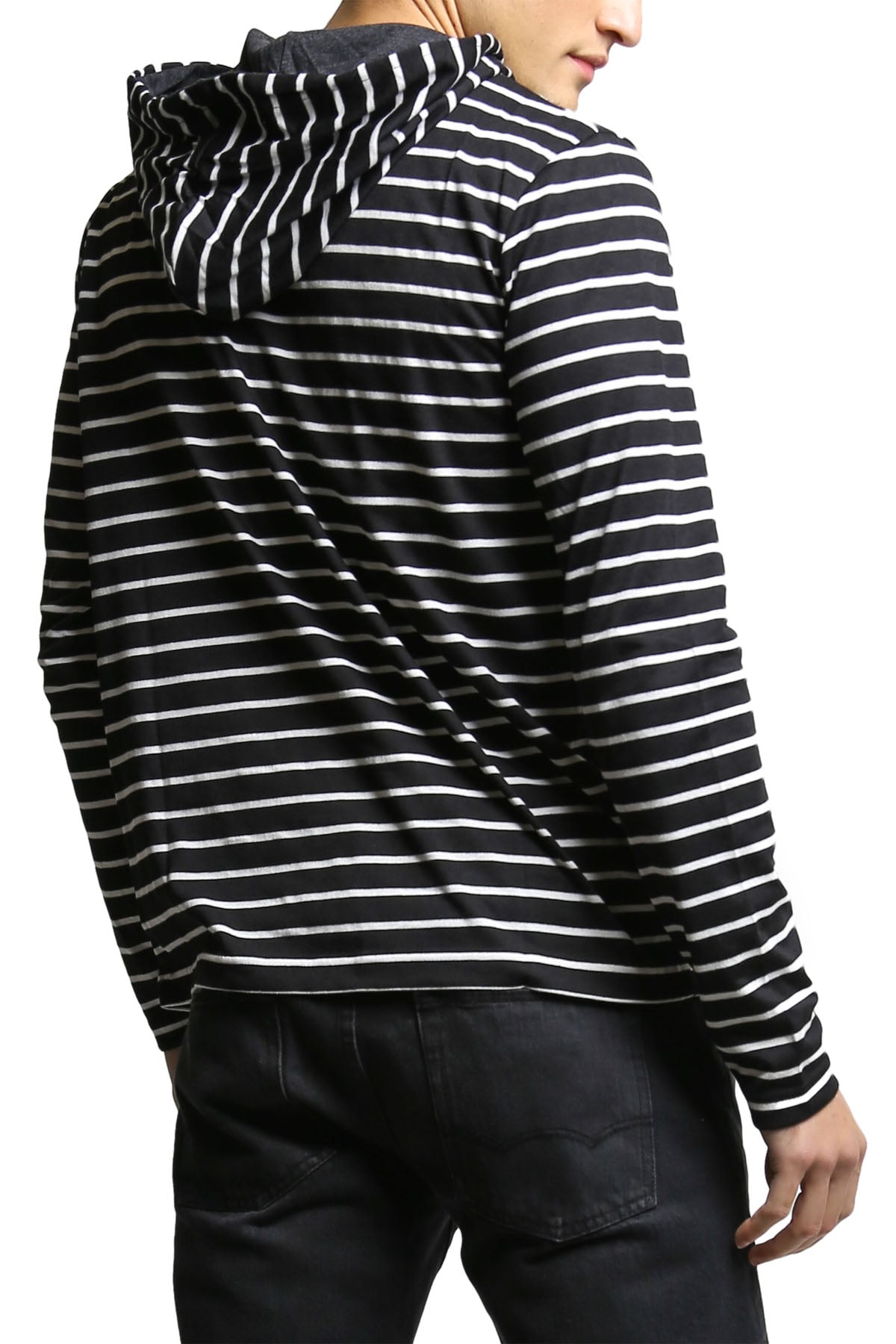 Do Nothing Charcoal Jailbird Joey Hooded Shirt