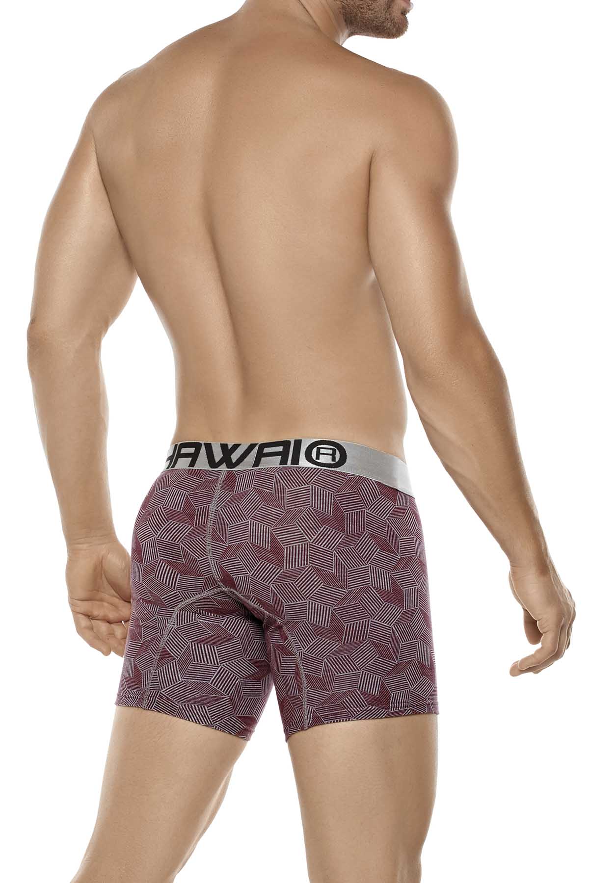 Hawai Red Stripe Squares Boxer