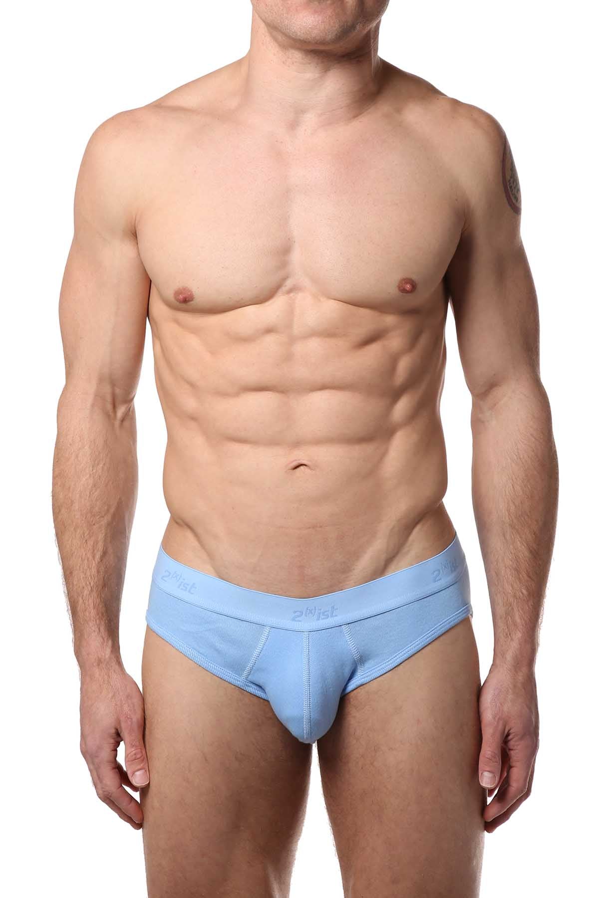 2(X)IST Blue/Green/L.Blue Essential No-Show Brief - 3 PACK