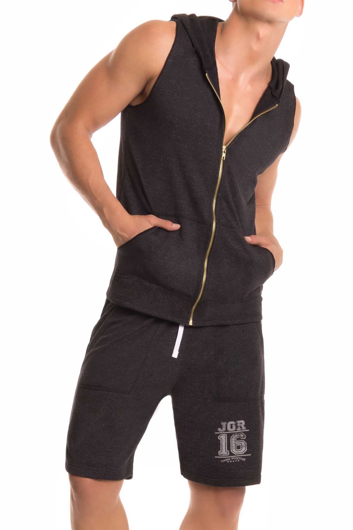 Jor Black Fighter Hoodie