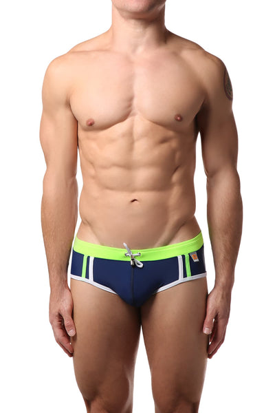 Gigo Blue & Green Active Swim Brief
