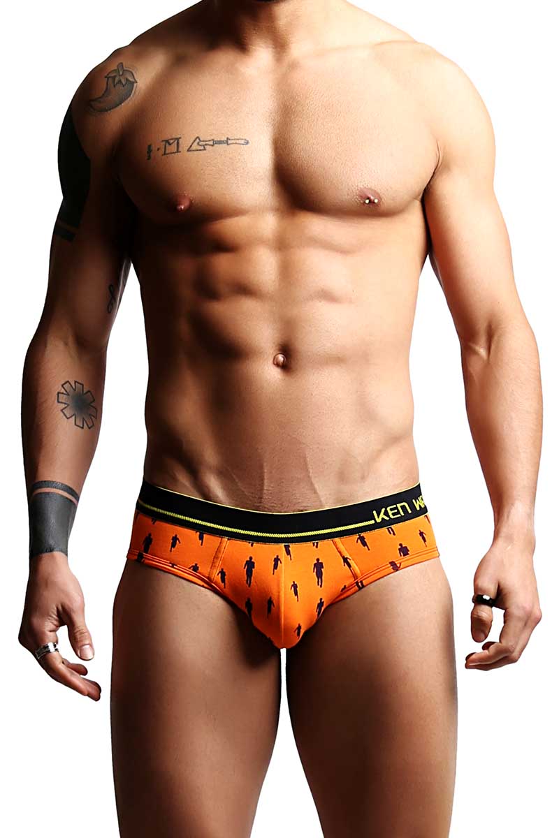 Ken Wroy Orange Marathon Runner Brief