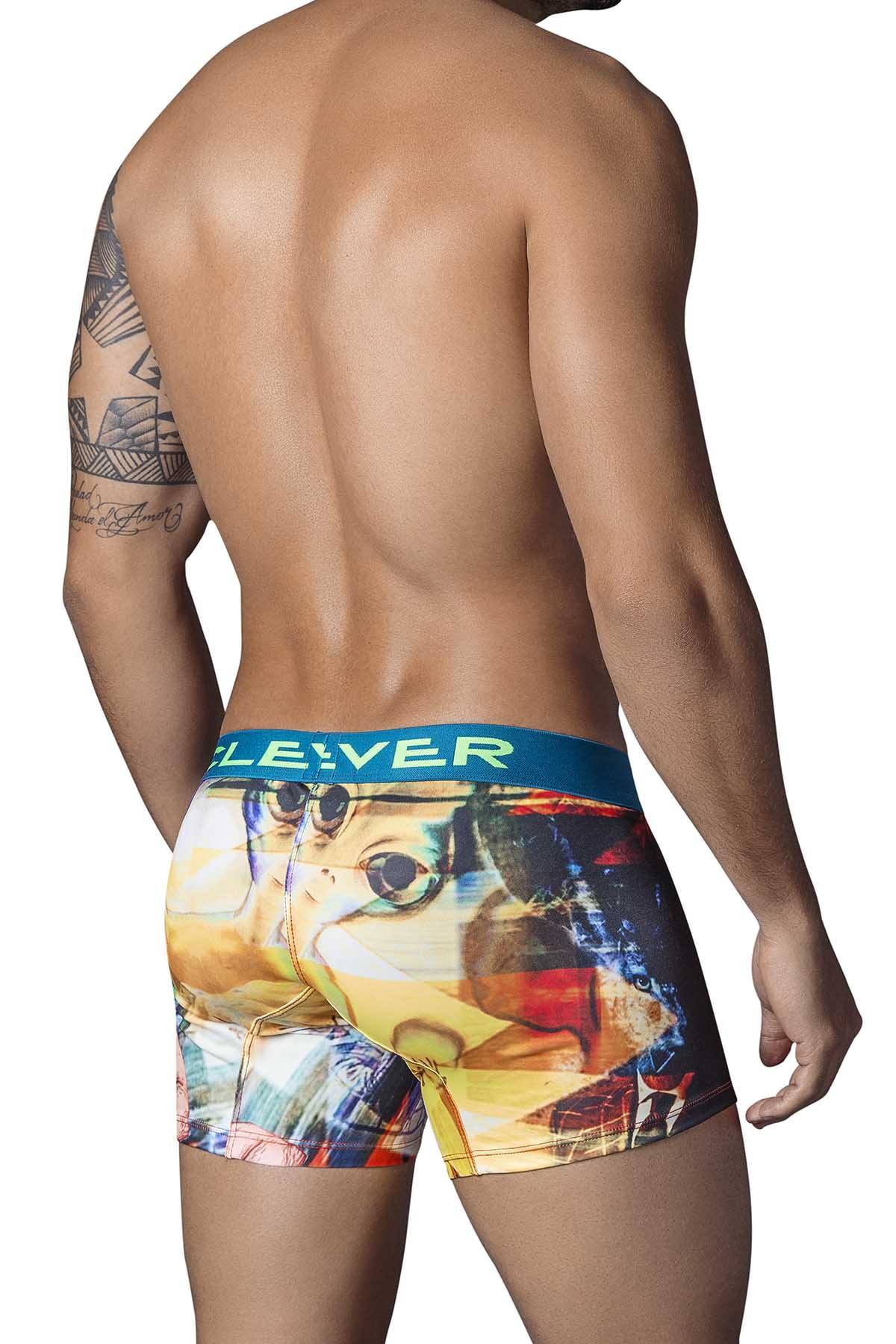 Clever Yellow/Blue Utopia Boxer Brief