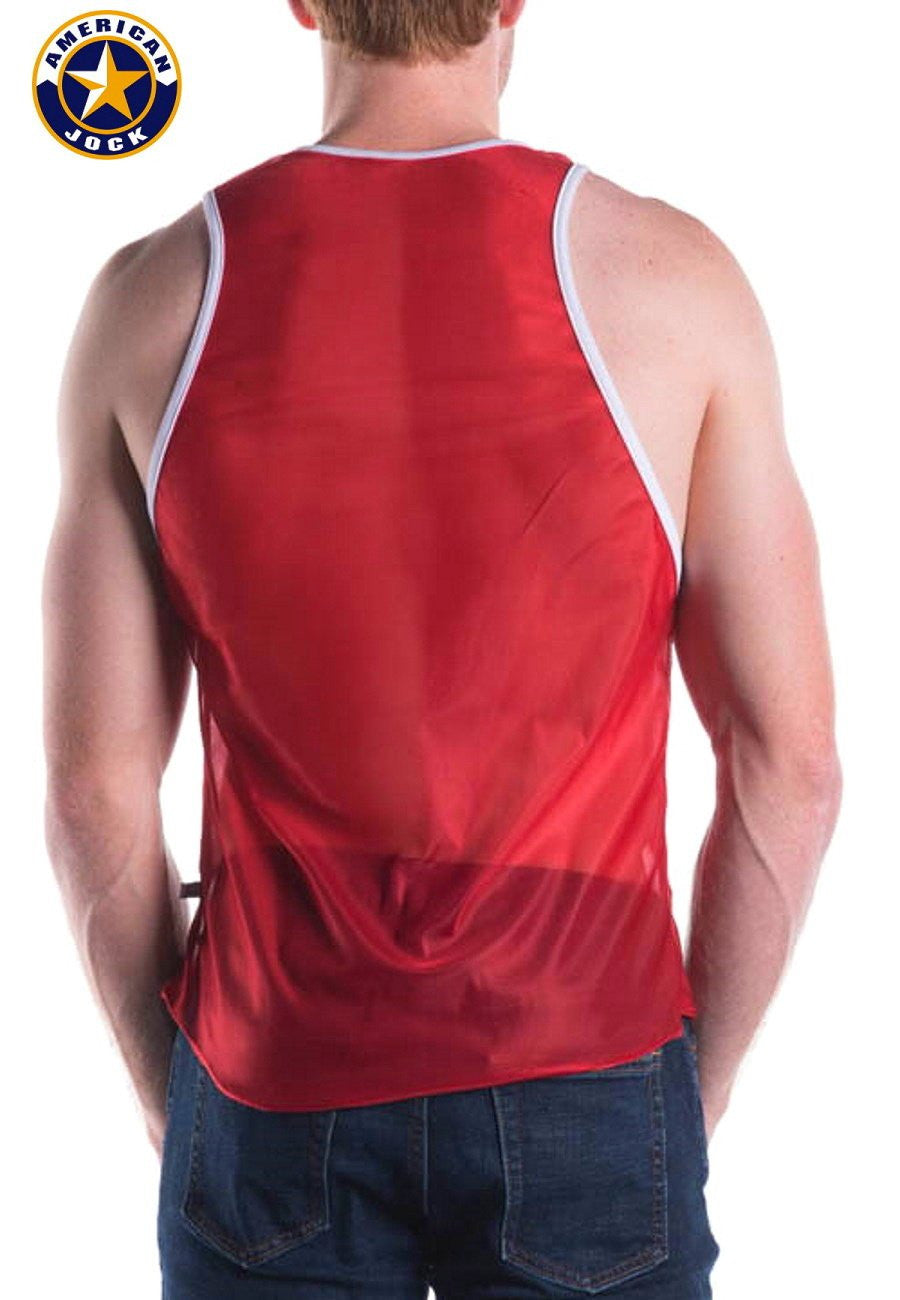 A J Burgundy Decathlon Competition Tank