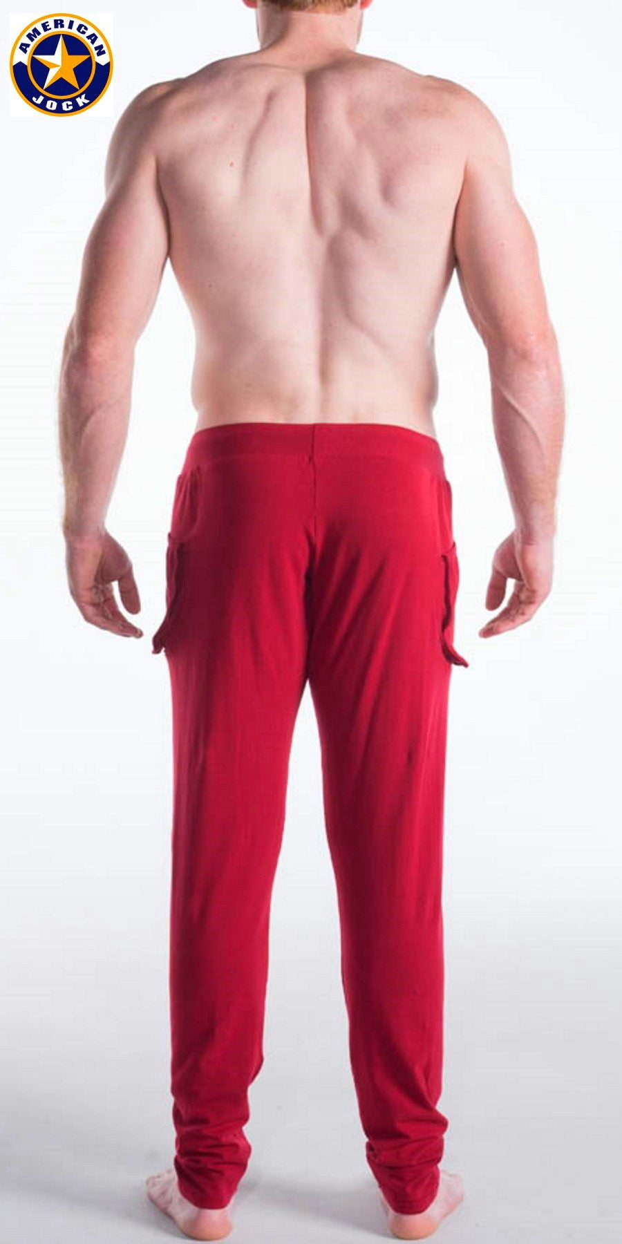 A J Burgundy Decathlon Pant