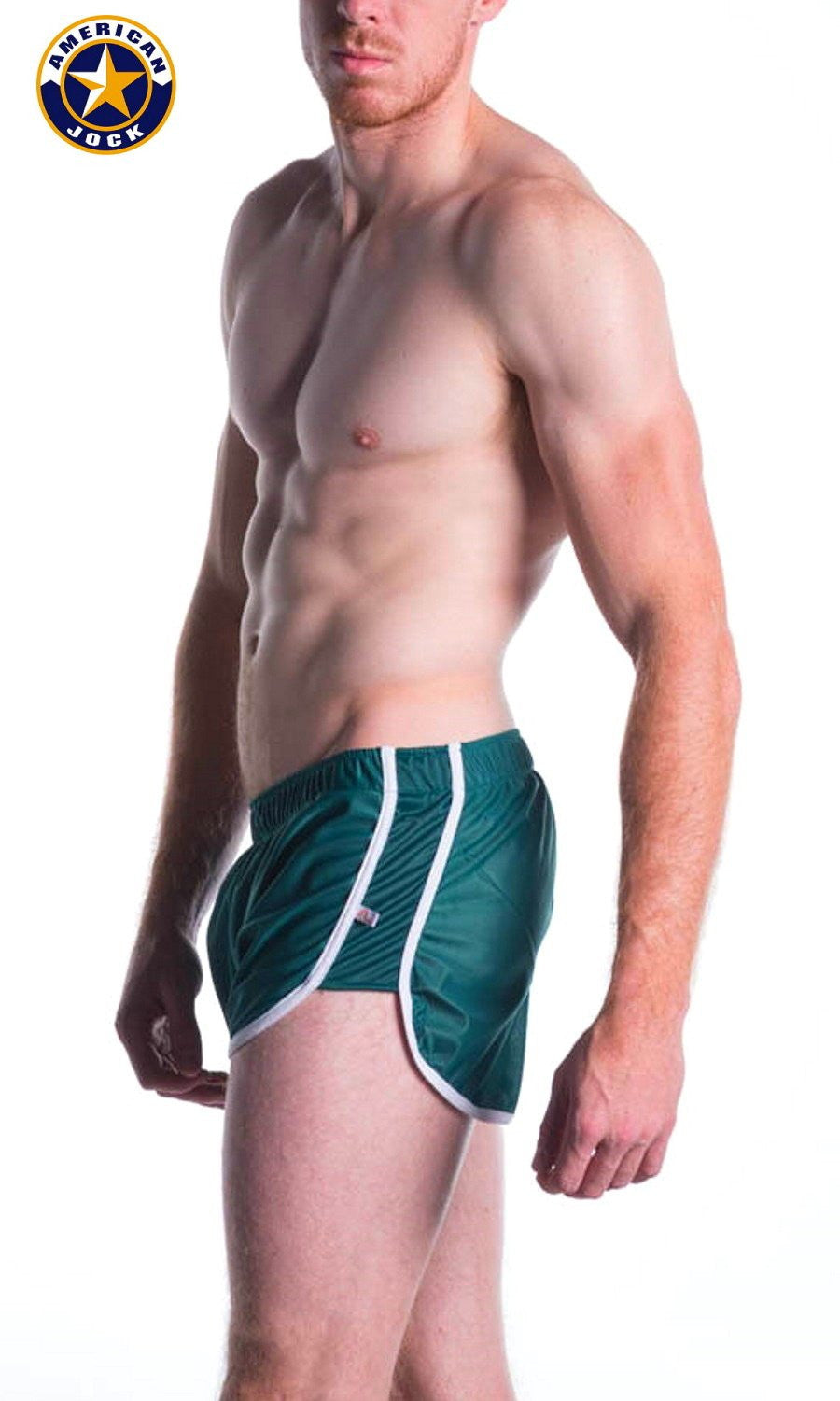 A J Forest Green Decathlon Short
