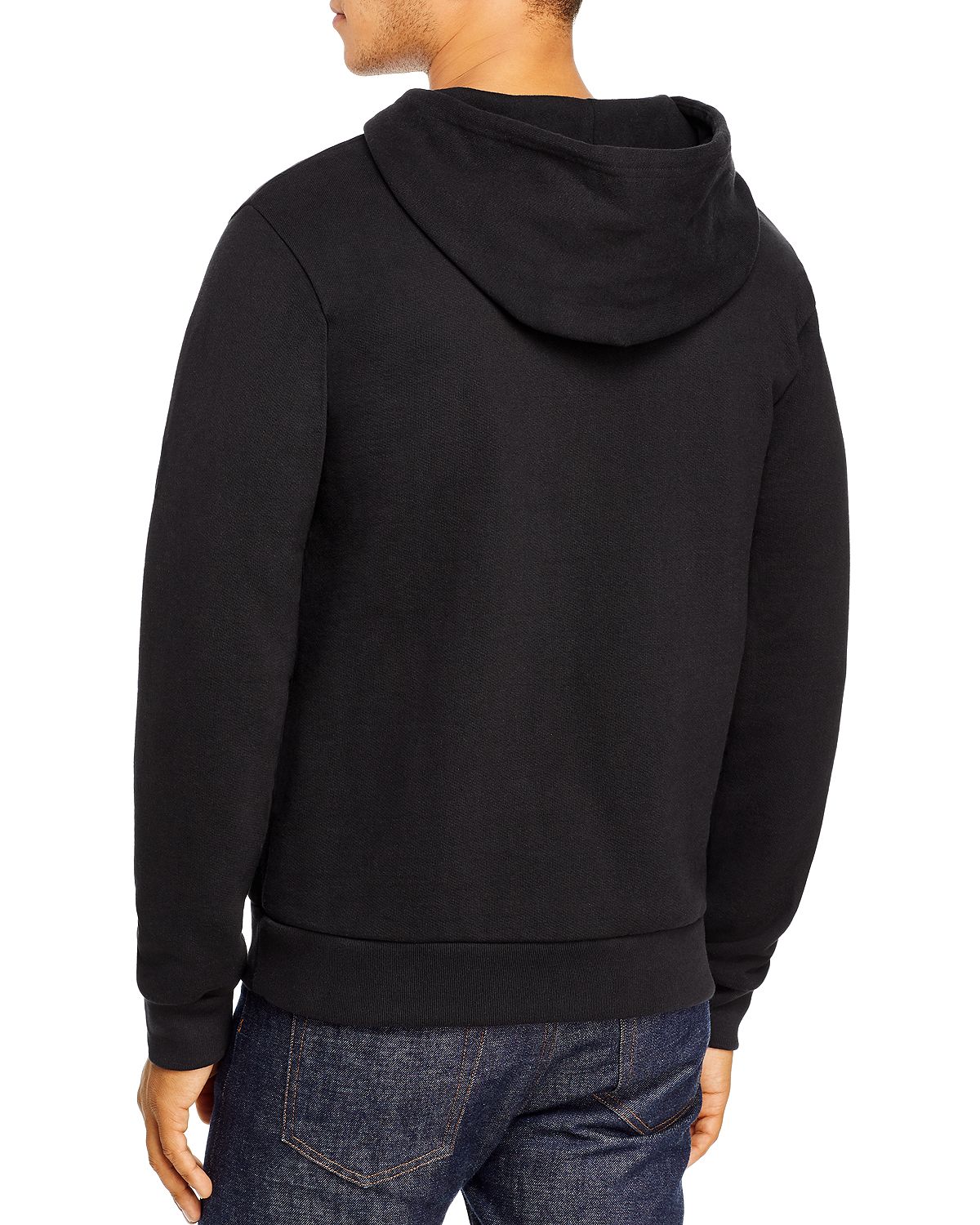 A.p.c. Benito Graphic Logo Hooded Sweatshirt Noir