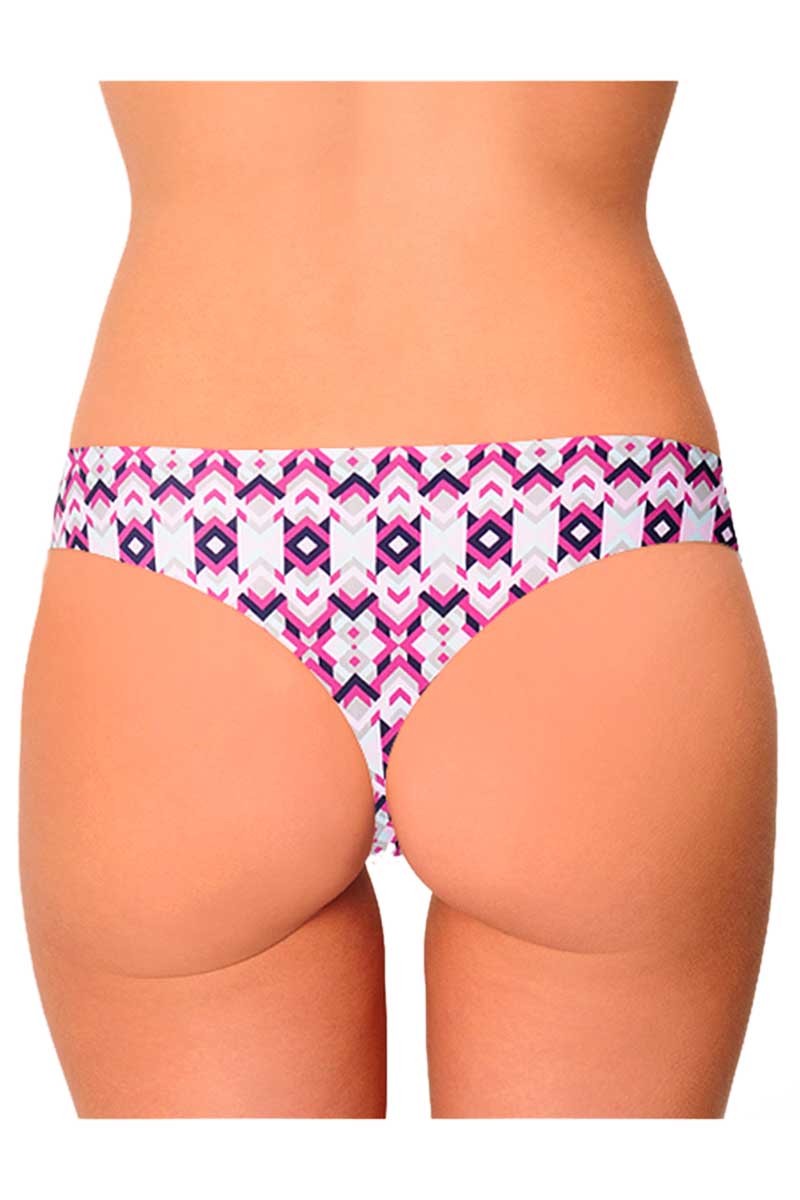 AQS 3Pk Geometric Laser Cut Thong