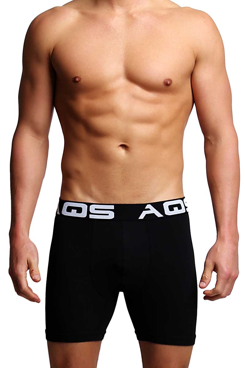 AQS Black/Grey/White Boxer Brief 3-Pack