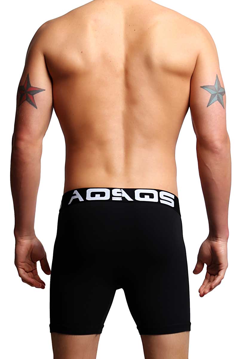 AQS Black/Light Blue/White Boxer Brief 3-Pack