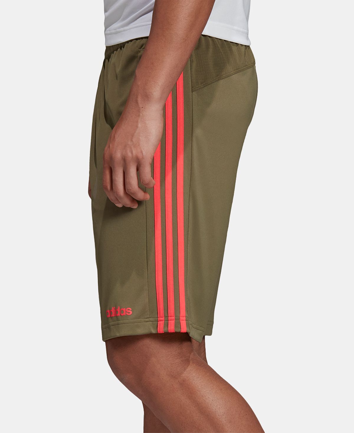 Adidas Designed 2 Move Climacooltraining Shorts Raw Khaki/red