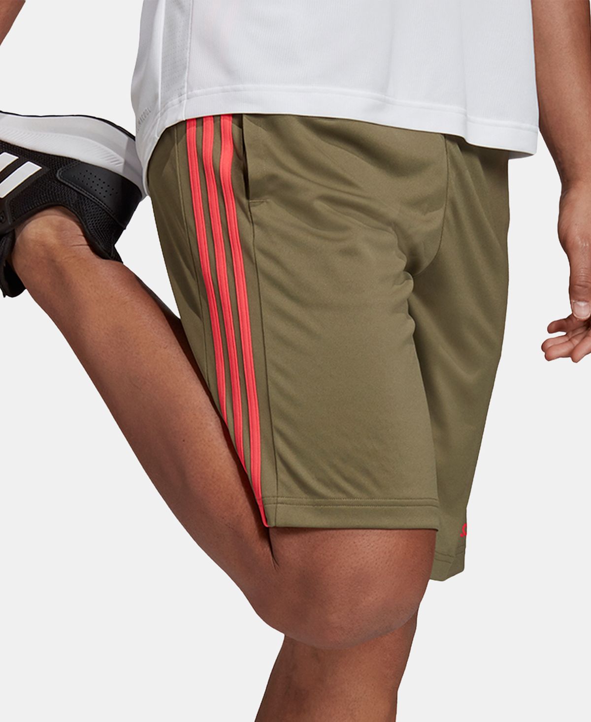 Adidas Designed 2 Move Climacooltraining Shorts Raw Khaki/red
