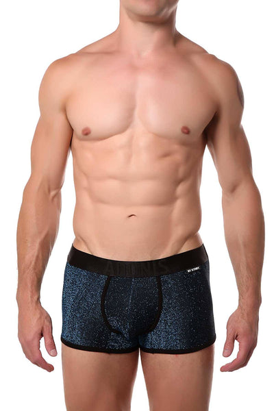 Adonis Blue-Glitz Luxe Boxer Trunk