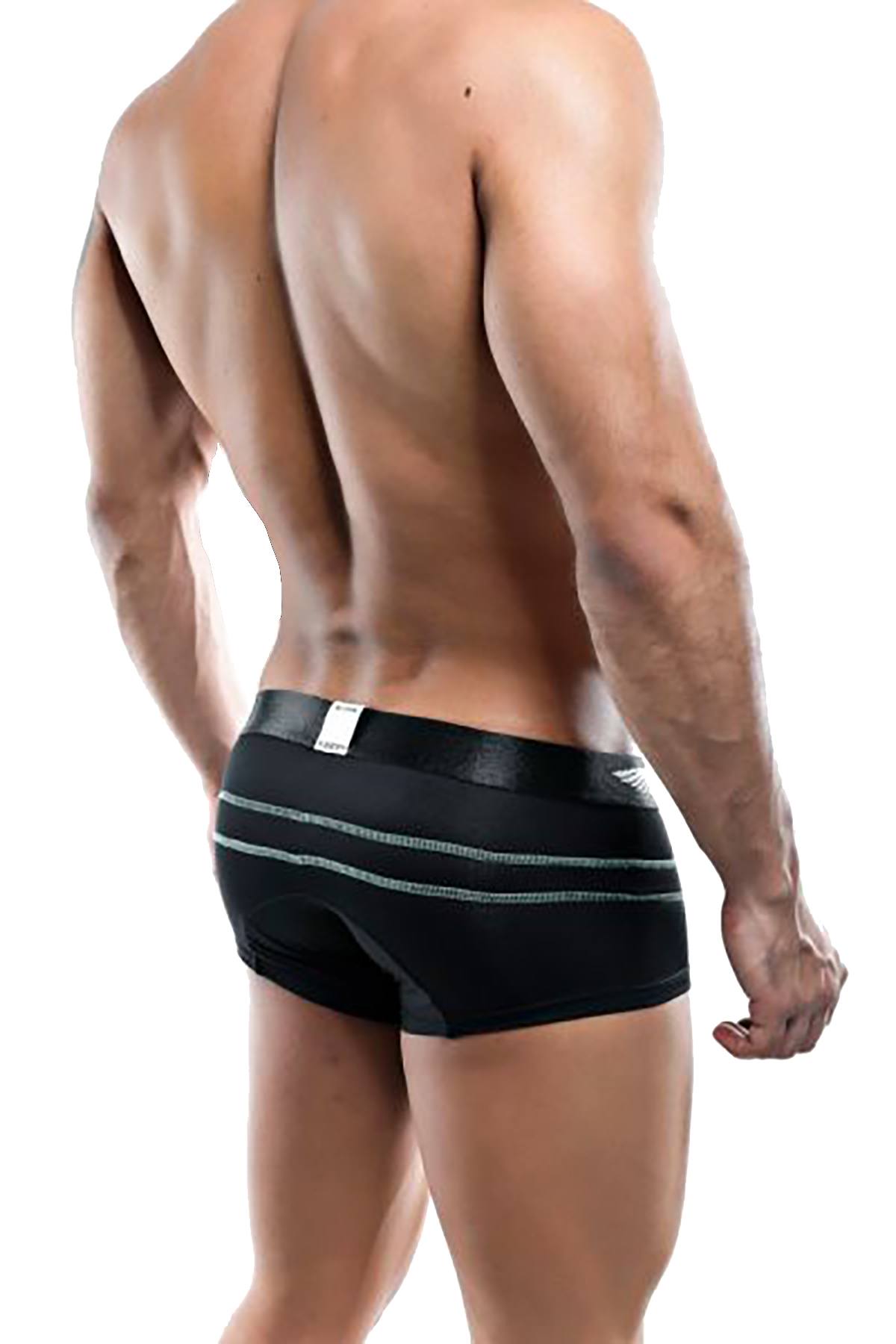 Agacio Black/Green Boxer Trunk