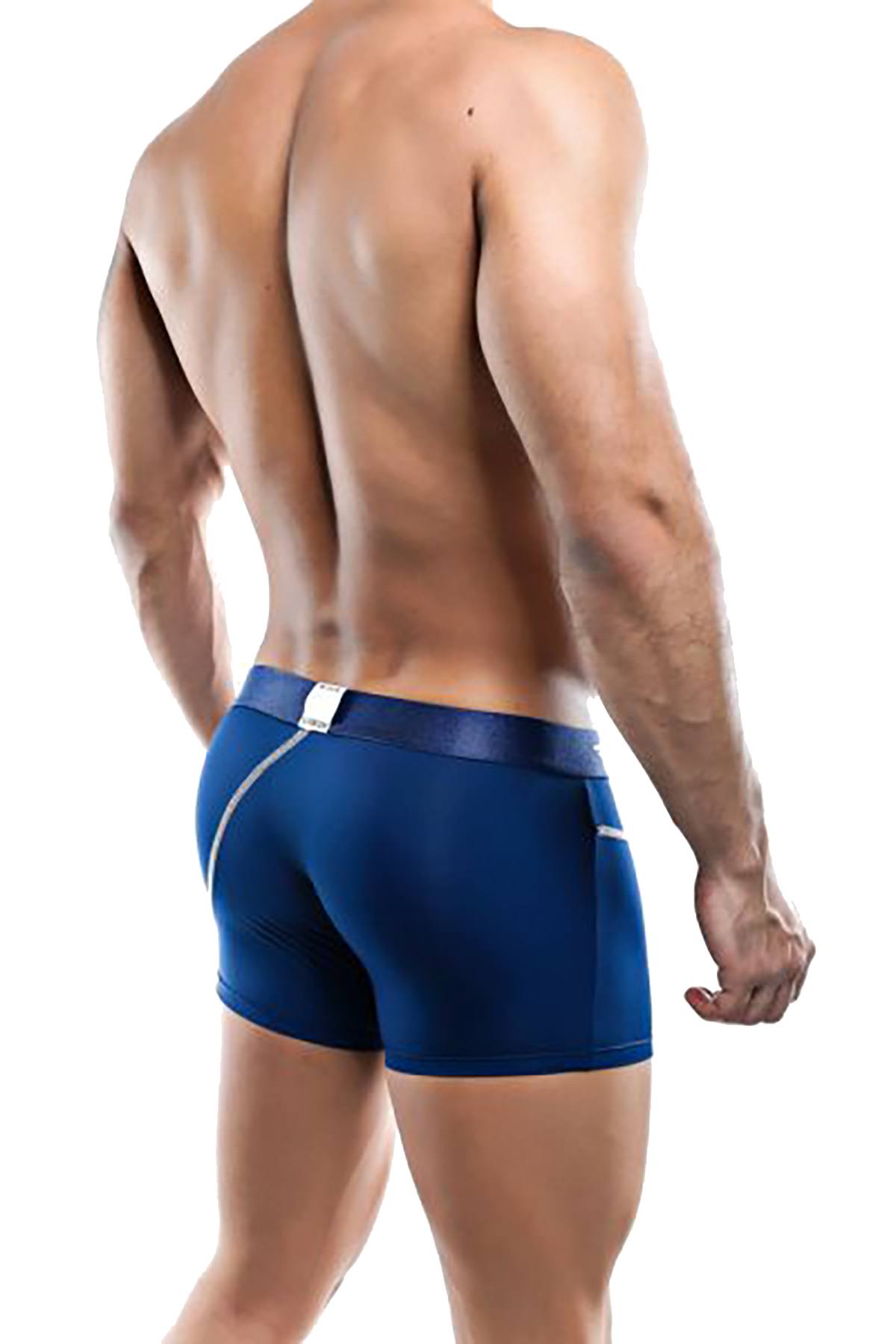 Agacio Navy-Blue/White Boxer Brief