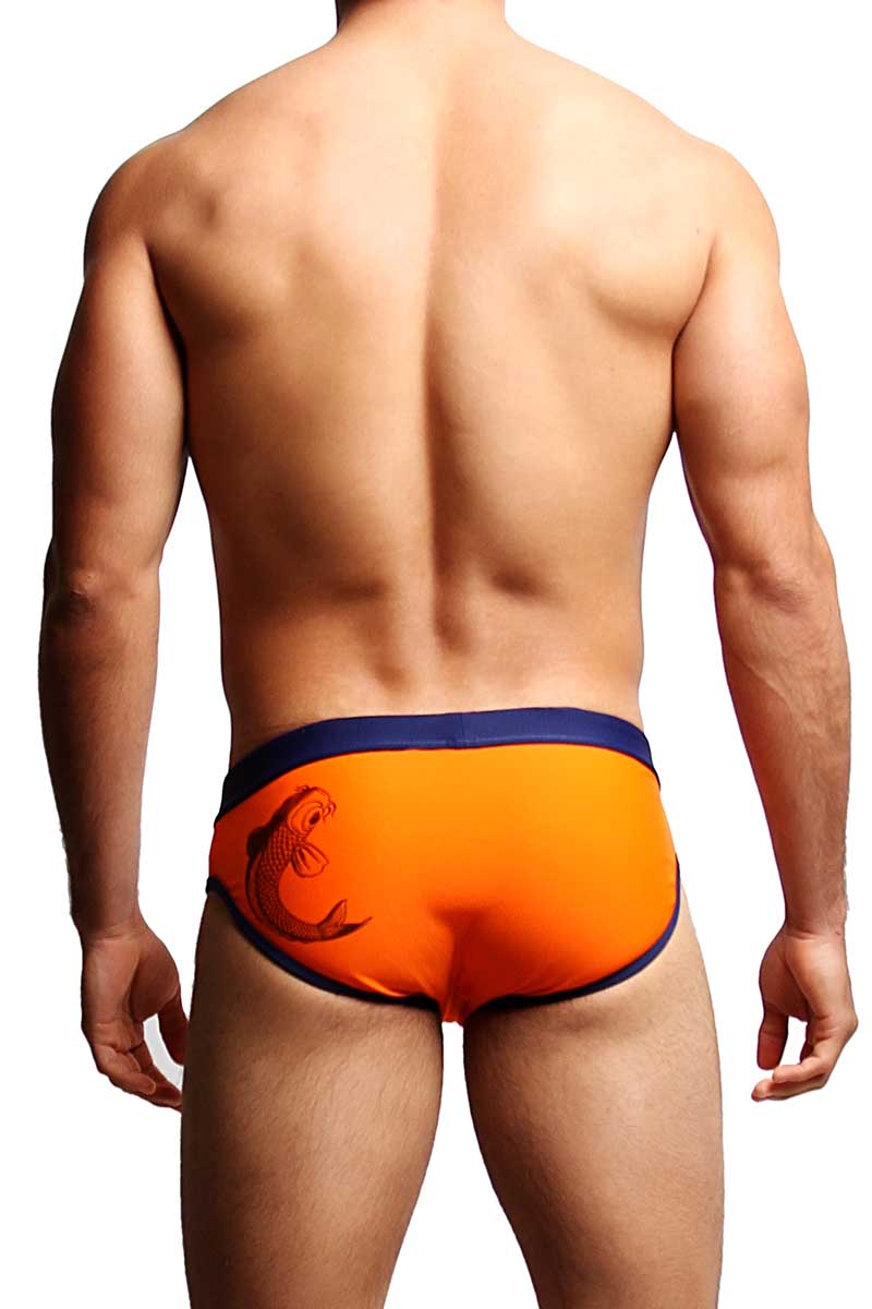 Alexander Cobb Gobi Orange Swim Brief