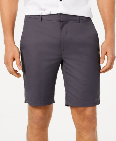 Alfani Alfatech Stretch Waistband 9" Shorts Ebony