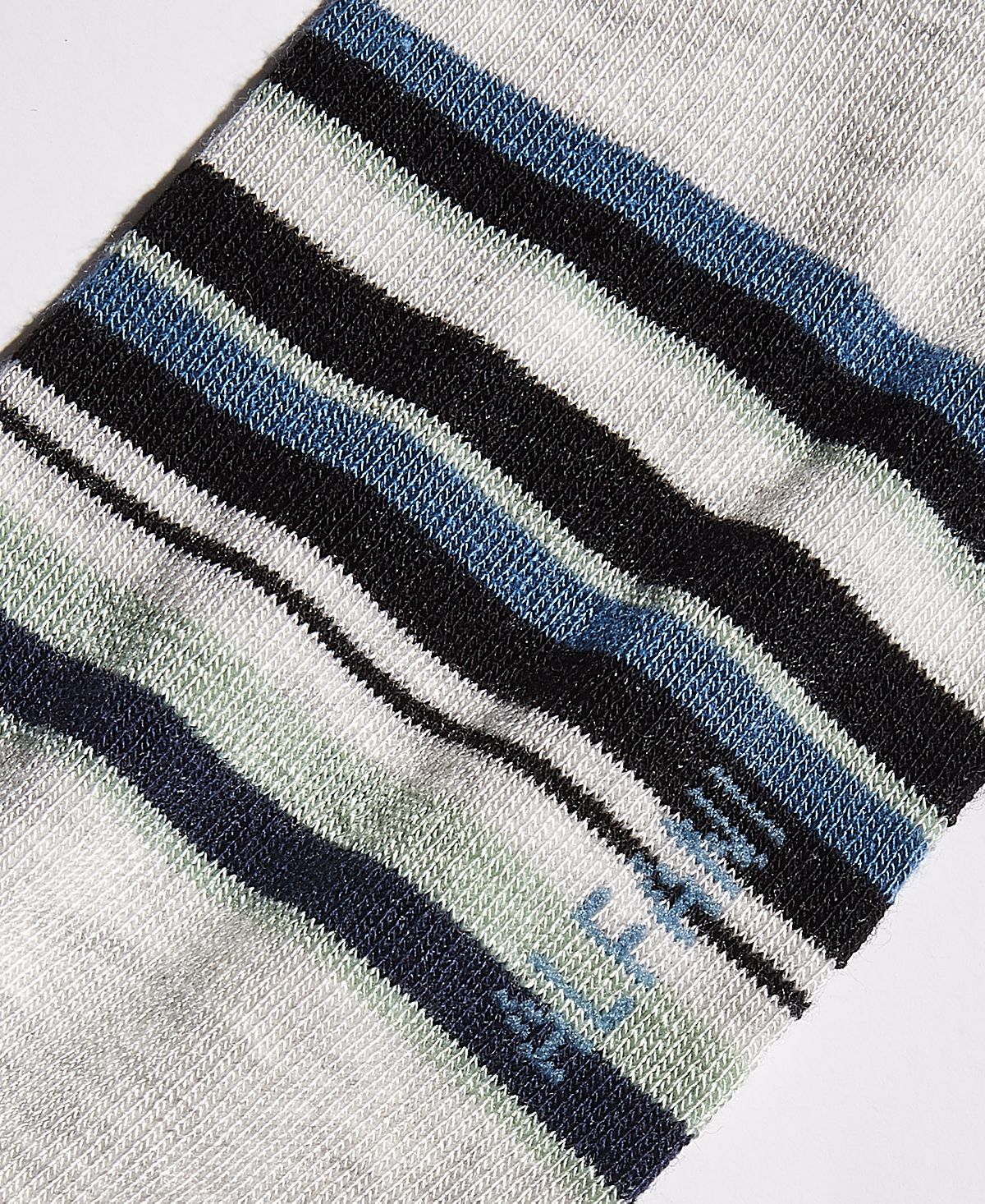 Alfani Blue Stripe Crew Socks Blue